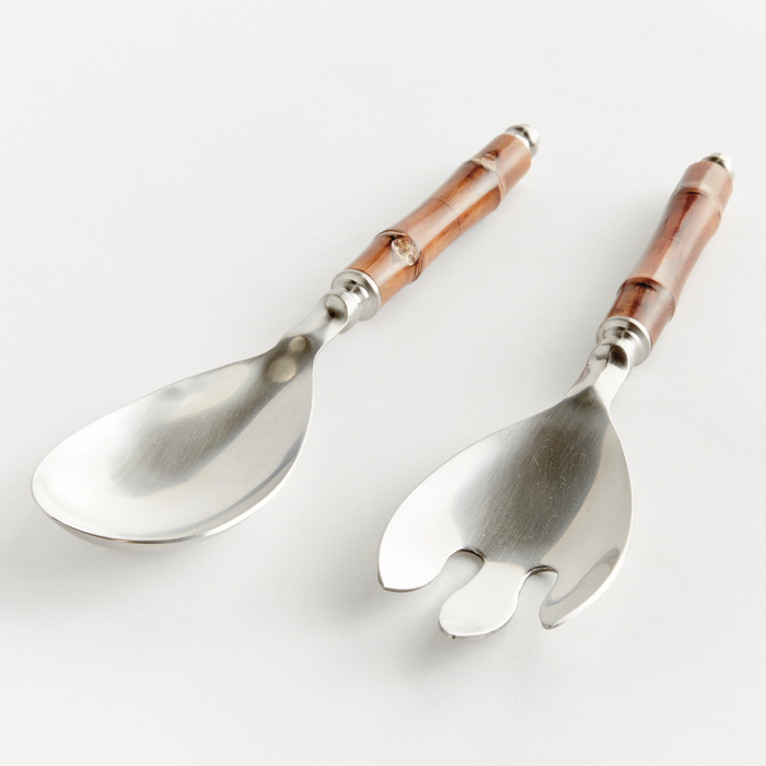 Set of Two Bamboo Salad Servers - The Well Appointed House