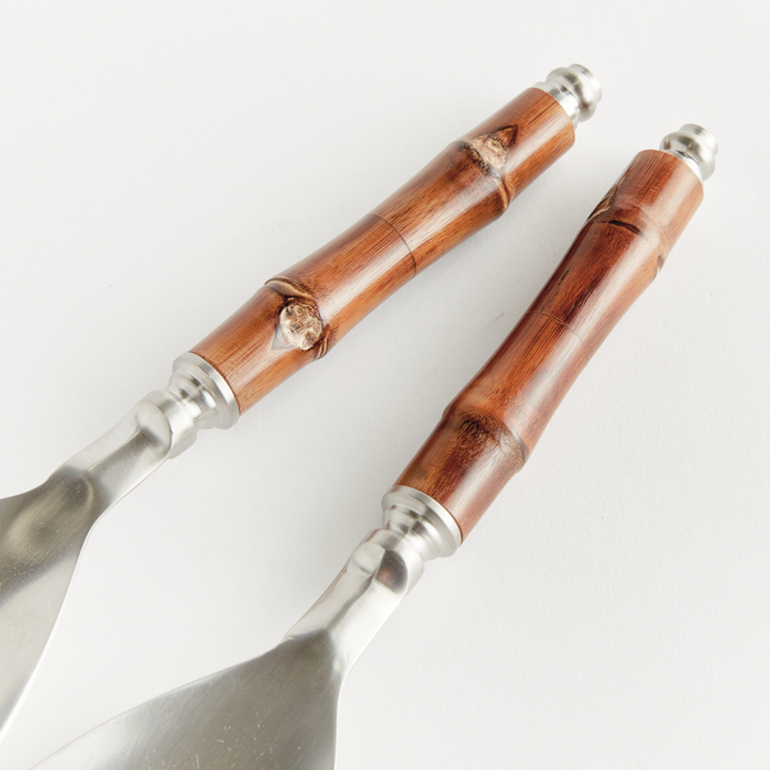 Set of Two Bamboo Salad Servers - The Well Appointed House