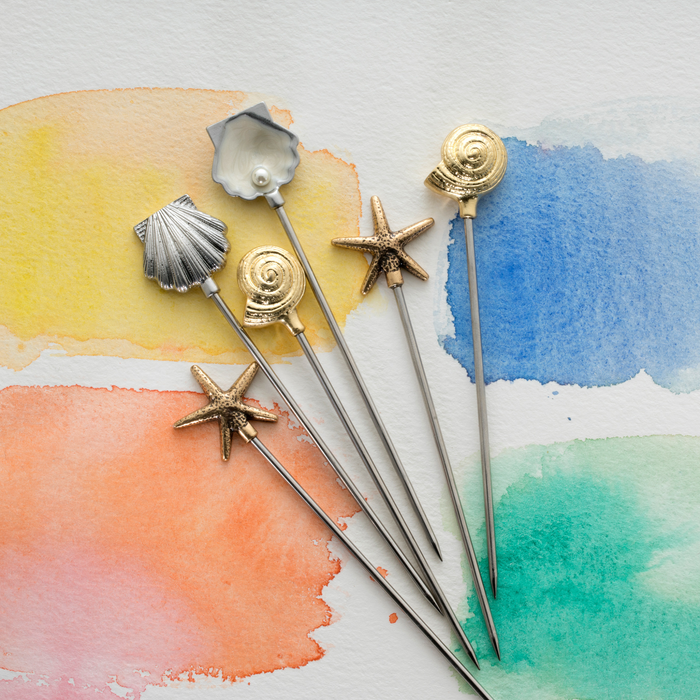 Shell Cocktail Picks - The Well Appointed House