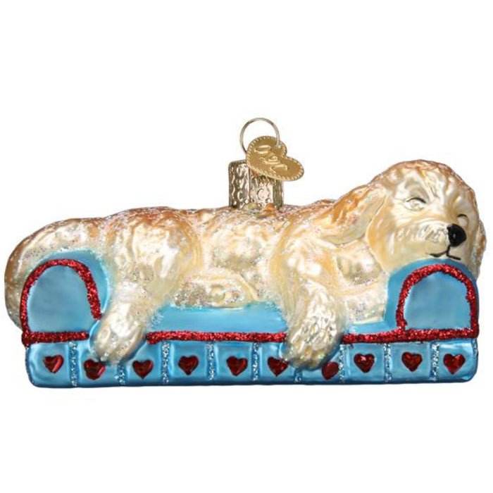 Sleepy Doodle Dog Ornament - The Well Appointed House
