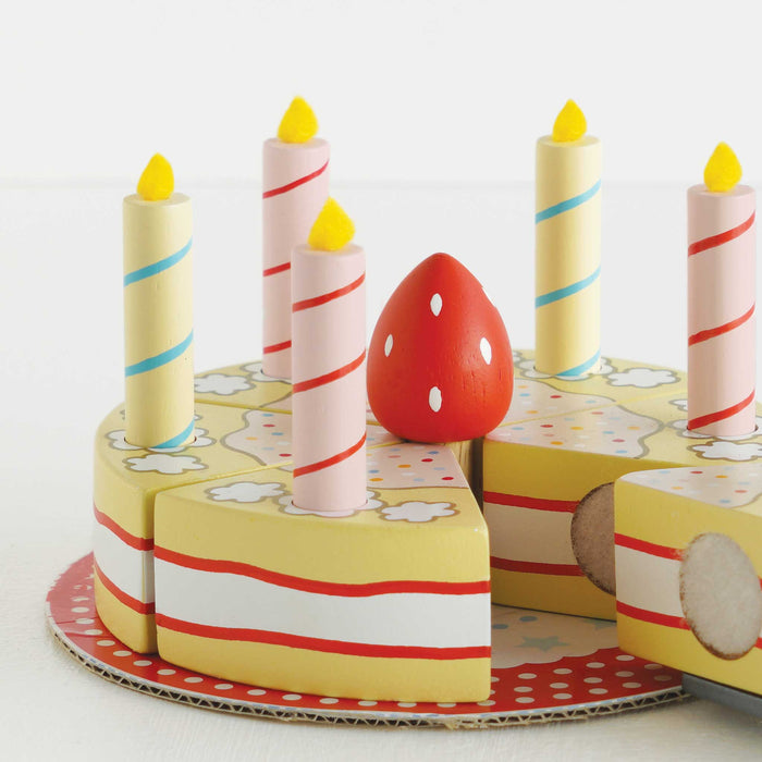 Sliceable Birthday Cake & Candles - The Well Appointed House