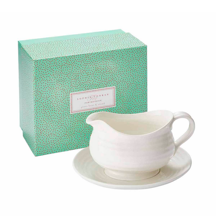 Sophie Conran Gravy Boat & Stand, White - The Well Appointed House