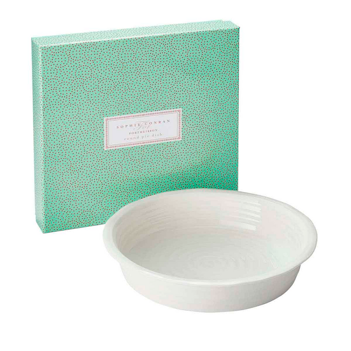 Sophie Conran Round Pie Dish, White - The Well Appointed House
