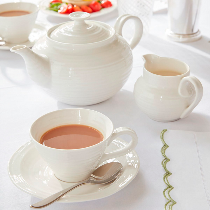 Sophie Conran Teacup & Saucer Set of 4, White - The Well Appointed House