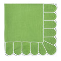 Studio Collection Pippa Napkin in Green/White, Set of 4 - The Well Appointed House