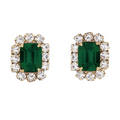 Tati Studs in Emerald - The Well Appointed House