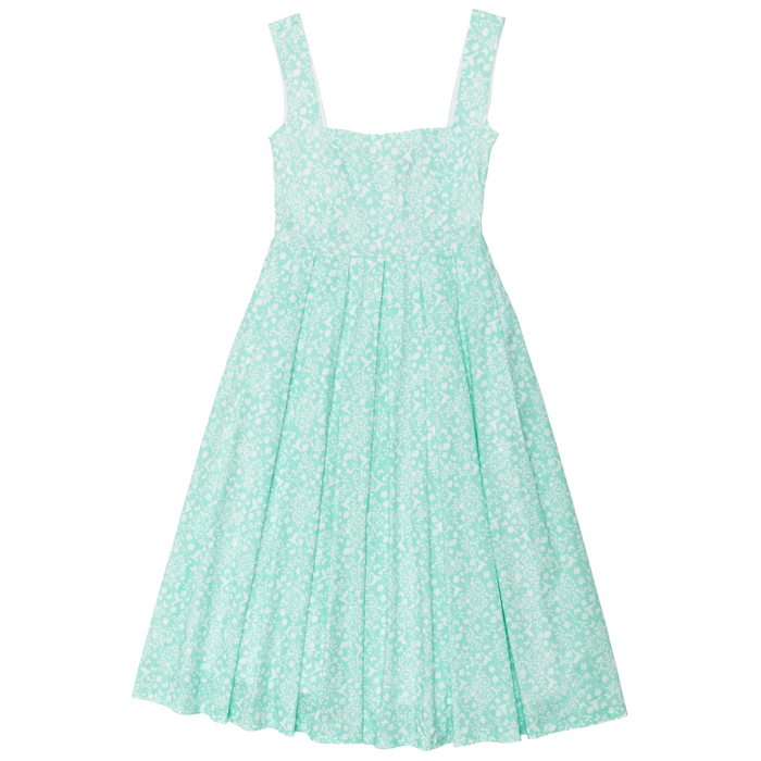 The Ava Dress in Sea Garden Chinz - The Well Appointed House