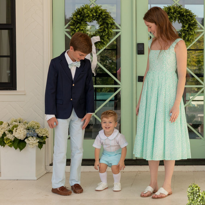 The Ava Dress in Sea Garden Chinz - The Well Appointed House