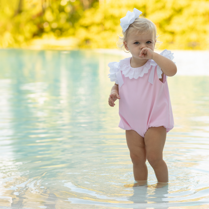 The Rosie Bubble in Primrose Pink Pique - The Well Appointed House