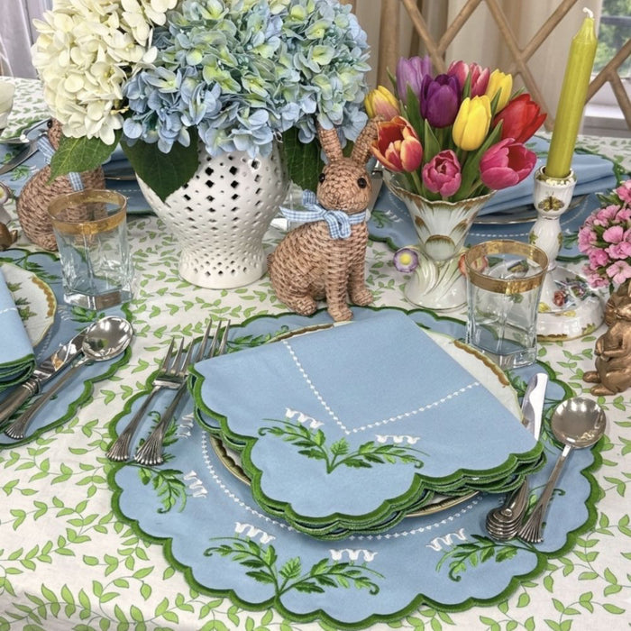 Tilly Napkin - Lily of the Valley (Set of 4) - The Well Appointed House