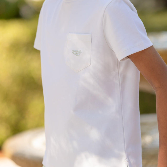 Tucker Tee in Classic White - The Well Appointed House