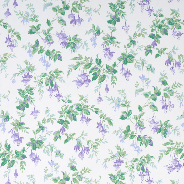Violet Garden Gate Wallpaper - The Well Appointed House