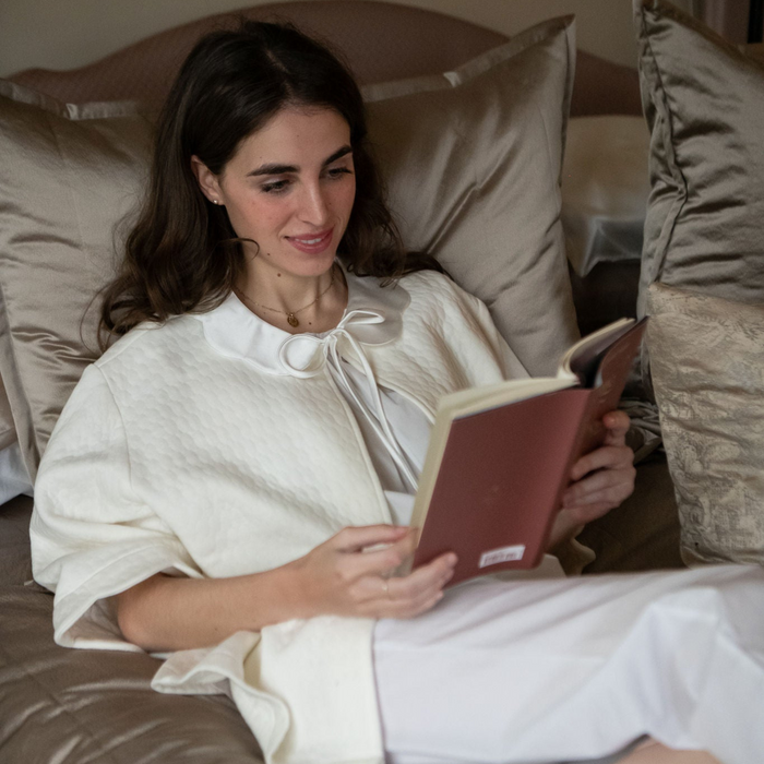Vivian Cotton Bedjacket - The Well Appointed House
