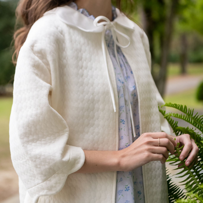 Vivian Cotton Bedjacket - The Well Appointed House