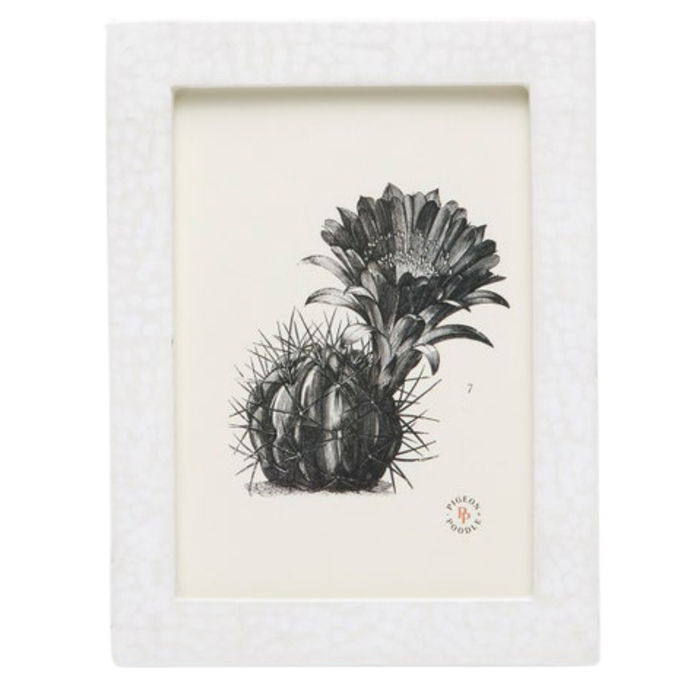 Westport Picture frame in White Lacquered Eggshell - The Well Appointed House