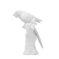 White Ceramic Parrot - The Well Appointed House