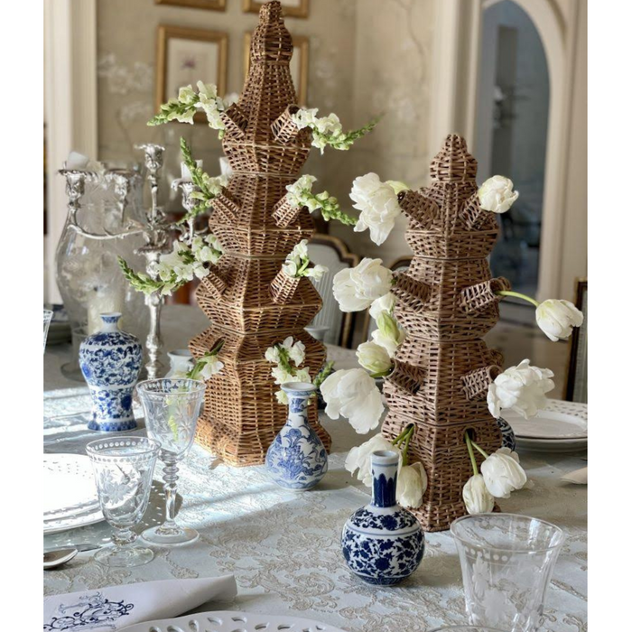 Wicker Tulipiere - The Well Appointed House