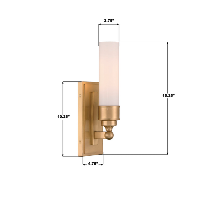 Wilcox 1 Light Sconce - The Well Appointed House