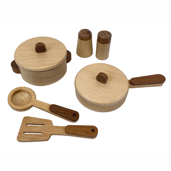 Wooden Cooking Set In a Case For Children - The Well Appointed House