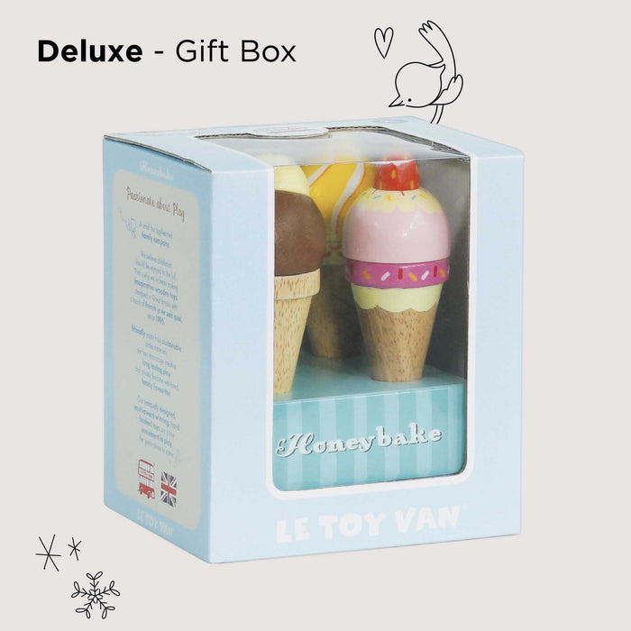 Wooden Ice Cream Cones Set - The Well Appointed House