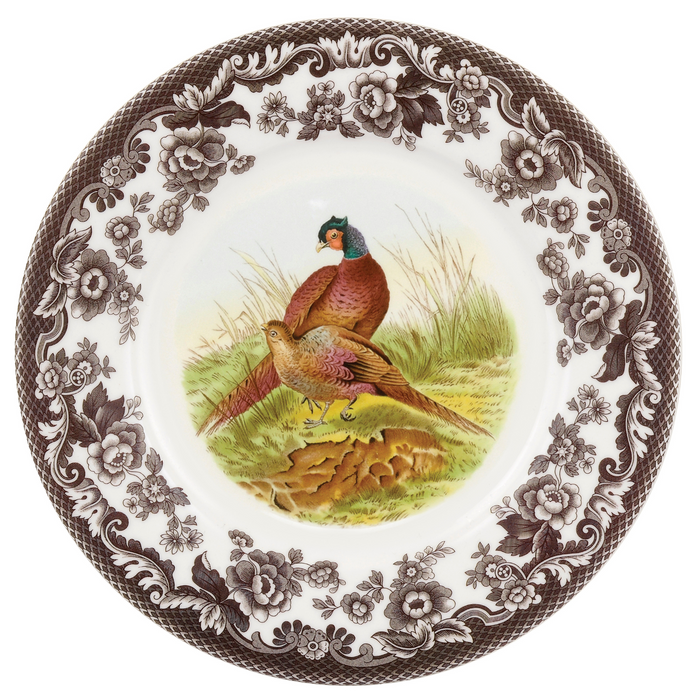 Woodland Luncheon Plate 9 Inch, Pheasant - The Well Appointed House