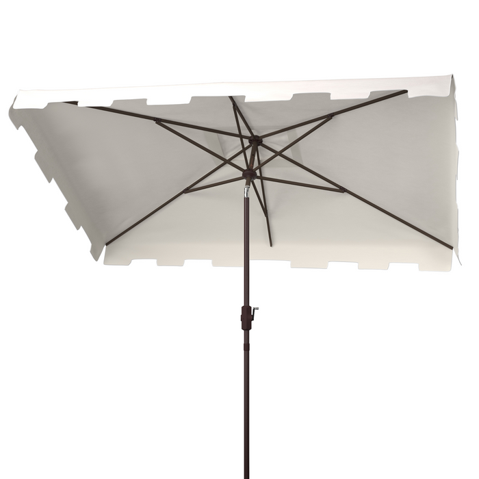 Zimmerman White Rectangular Market Umbrella - The Well Appointed House